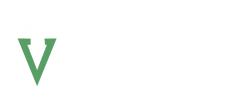 Ananda White Stag logo horizontal